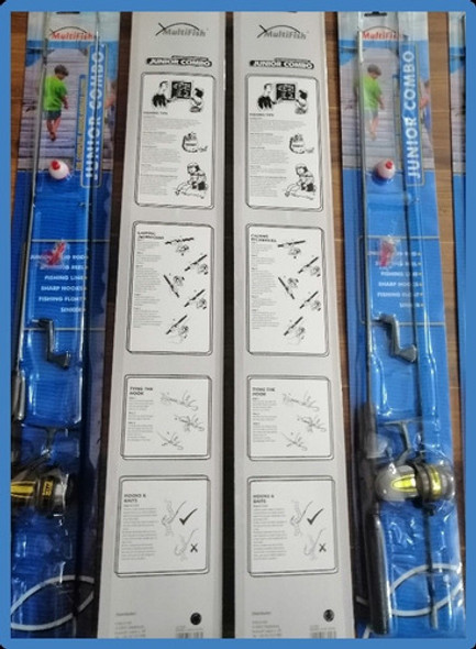 Kit Pesca  P/ Niños Caña + Reel+ Boya + Tanza +anz Y Plomada 1 Kit Pesca  P/ Niños Caña + Reel+ Boya + Tanza +anz Y Plomada 1