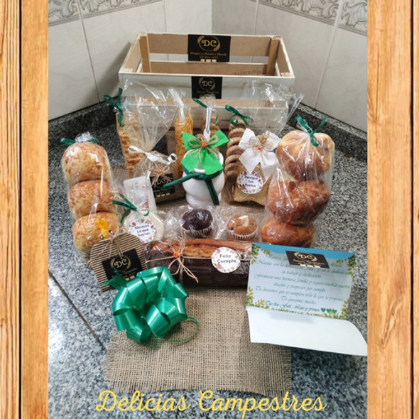 Desayuno Caja Rustica Matera Caseros, Villa Bosch  Coronado 0