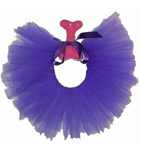 Tutu De Malla Purpura Artesanal Para Perros 0