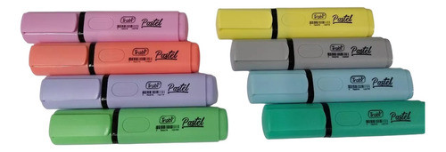 Resaltador Trabi High Texter Y Pastel X 8 Unidades 0
