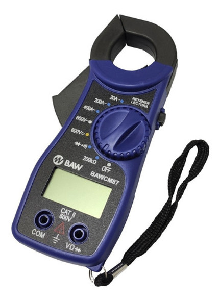 Pinza Amperimétrica Digital Baw Cm87 0