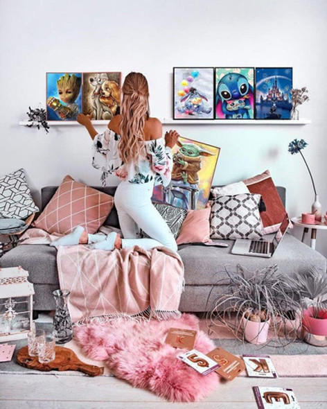 Kit De Bordado Para Principiantes, 6 Piezas, 28cm Cartoon 1