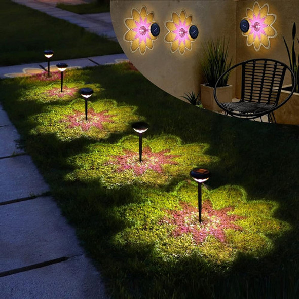 Doinmaster 6 Pack Luz Decorativa De Pantalla De Flor Solar L 0