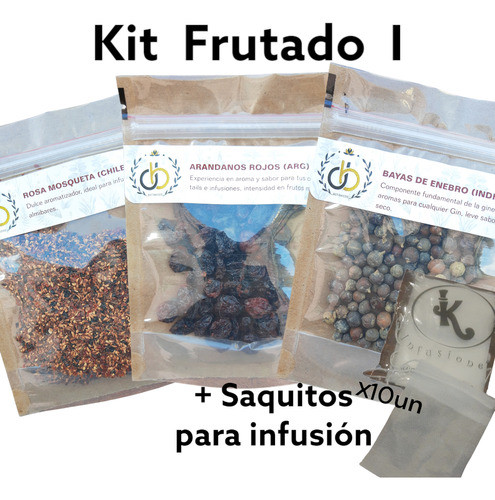 Infusiones Gin Tonic Te Kit Frutado I + 10 Saquitos  Regalo! 0