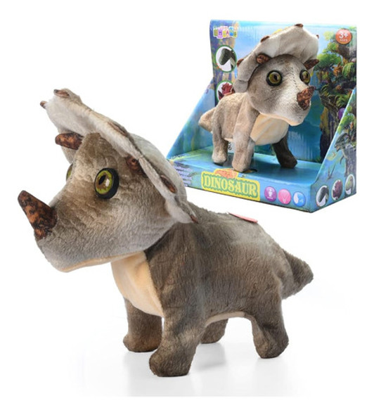 Volunna Walking Robot Interactivo Triceratops Dinosaurio Pel 0