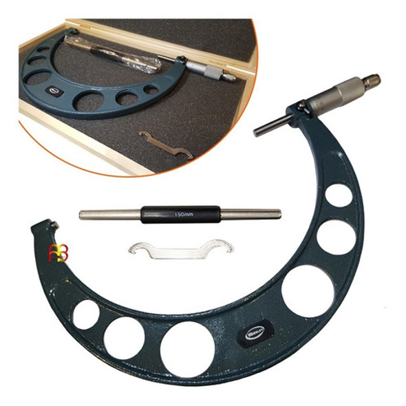 Micrómetro Exterior 175-200 Mm Resolucion 0,01 Profesional 0