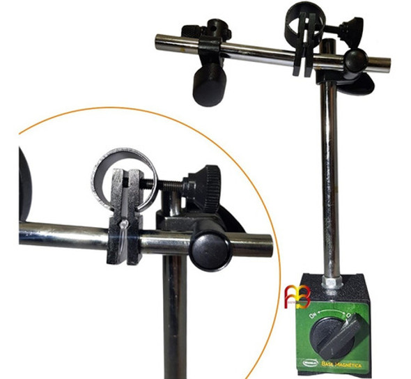 Base Magnetica Para Comparador Con Ajust Y Regulación Fina 0