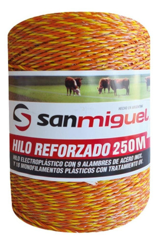 Hilo Electroplástico Reforzado 250 Metros 9h San Miguel 0