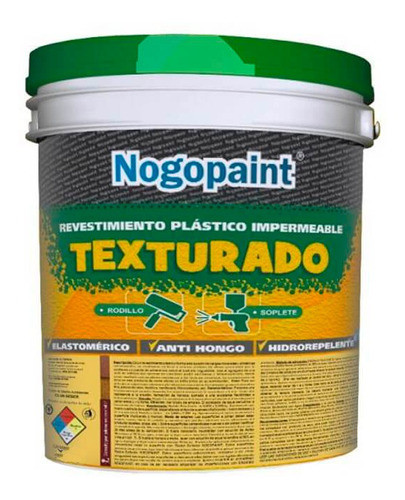 Texturado A Rodillo 25 Kg Piel De Almendras Nogopaint 0