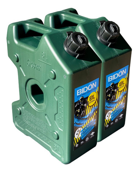 Bidón 8 Lts Rojo Chato Gasoil-c/pico-p/moto-lancha Verde X2 0 Bidón 8 Lts Rojo Chato Gasoil-c/pico-p/moto-lancha Verde X2 0