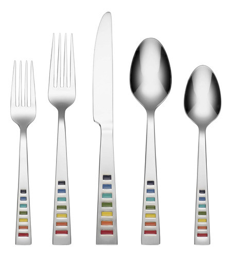 Fiesta Celebration 20piece Cubiertos Set 0