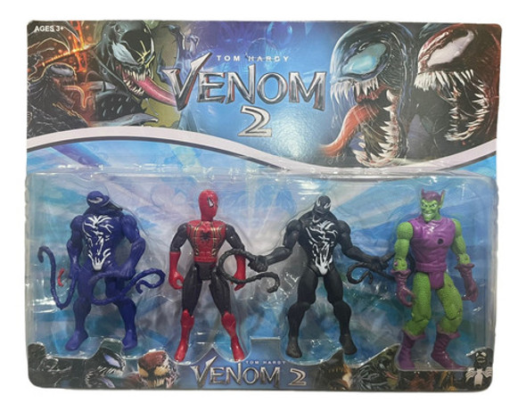 アメコミ SPIDER-MAN 3/Spider-Man & Venom Set of 2 Generic Blister Venom 2 Spiderman X3 Articulated Characters