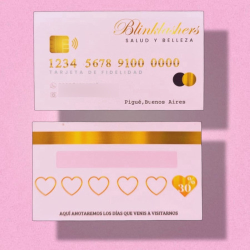 Tarjetas De Fidelidad X100unid 1