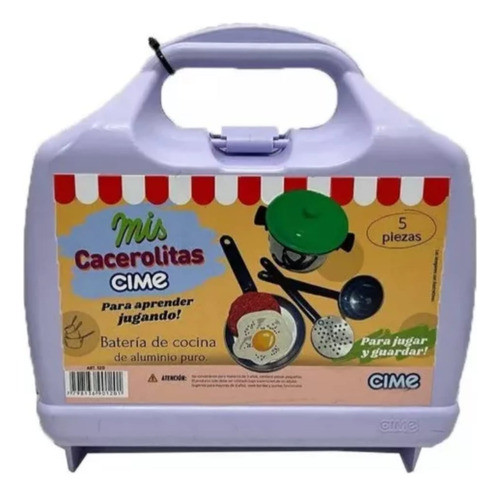 Cime Valija Mis Cacerolitas Aluminio 5 Piezas Art 120 0