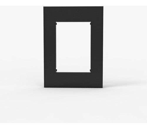 Tapa Vidrio Bauhaus Negra Cambre Electricdad Avellaneda. 0