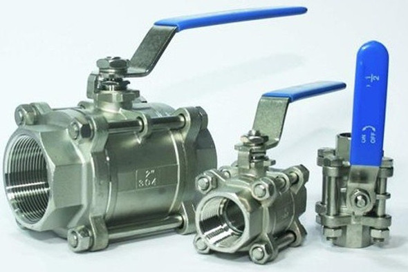 Valvula Esférica 1'' Tres 3 Cuerpos Acero Inoxidable 304 1