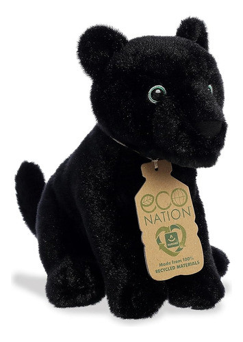 Aurora World Eco Nation - 9  Panther, Negro, 1 Ea 0