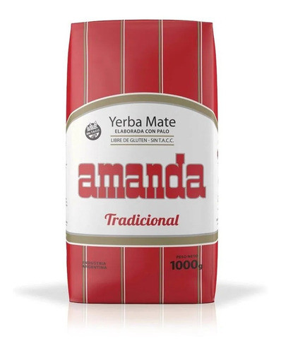 Yerba Amanda Tradicional 1 Kilo Pack 5 Unidades 0