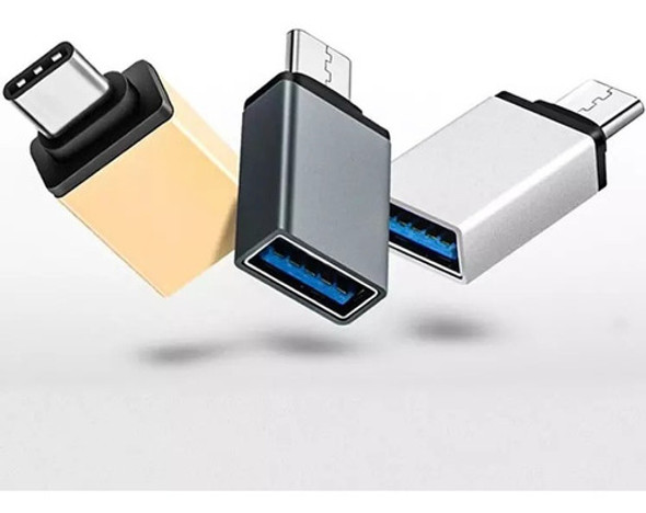 Adaptador Usb 3.0 Hembra A Usb-c Macho Celulares Pc Consolas 0