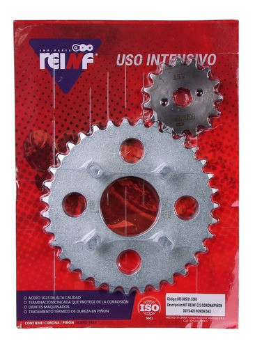 Kit corona Y Piñon Reinf c23 Mondial Dax 70 - (35/15-420) 0