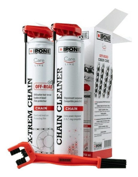 Kit Limpieza Y Lubricacion Chain Off Road Ipone 0