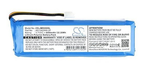 Bateria Para Jbl Charge Speaker Battery 0
