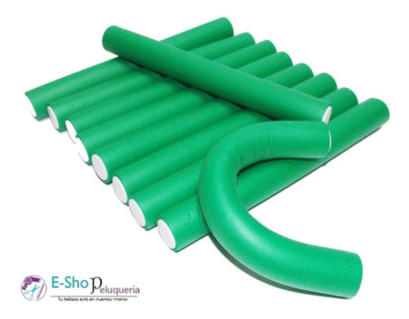 Bigudies Flexible Para Permanente Y Bucles Grandes 10un. 1 Bigudies Flexible Para Permanente Y Bucles Grandes 10un. 1