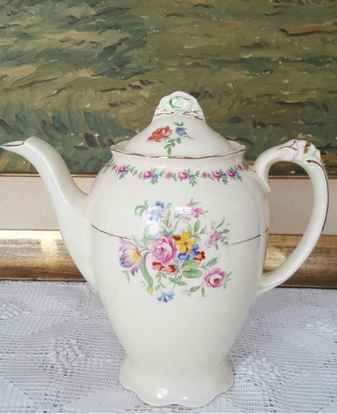Tetera O Cafetera Loza Antigua Inglesa 0 Tetera O Cafetera Loza Antigua Inglesa 0