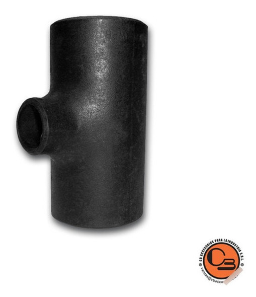 Tee Reducción Hierro 3 X 21/2 Pulgadas Sch 40 Para Soldar 1
