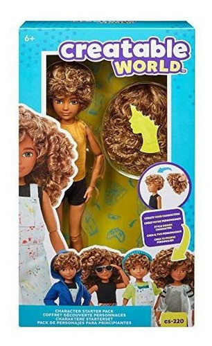 Mundo Creable, Kit Basico De Personajes, Muñeca Rubia Con 0