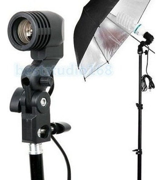 Luz E27 Foto Estudio Bombilla Soporte Paraguas Flash Paragua 1