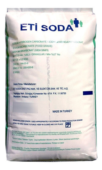 Bicarbonato De Sodio Bolsa De 25kg Máxima Pureza Y Calidad! 0