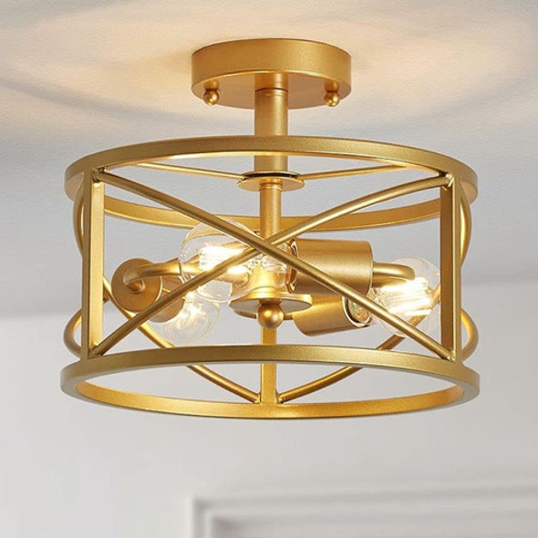 Wuzups Chandelier 3-light Vintage Farmhouse Industrial Semi- 0