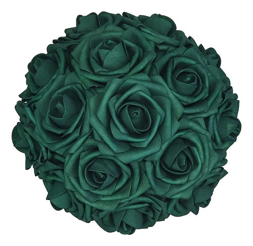 25pcs Flor Artificialreal Touch Espuma Artificial Rosas Deco 0