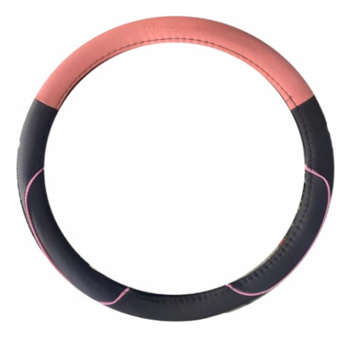 Cubre Volante Rosa Y Negro De Mujer 0