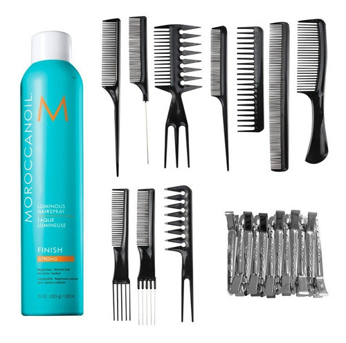 Set Para Peinados+luminous Hairspray Moroccanoil 0