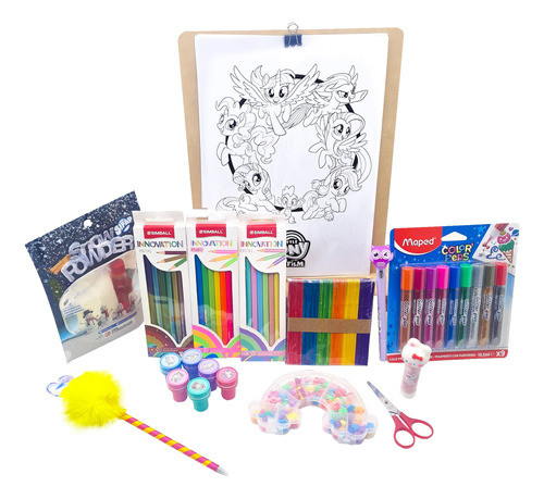Kit Set Snow Arte Infantil Nino My Little Pony 0