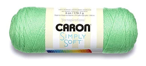 Hilo Caron Simply Soft Brites, 6 Oz, Limelight, 1 Ovillo & G 0