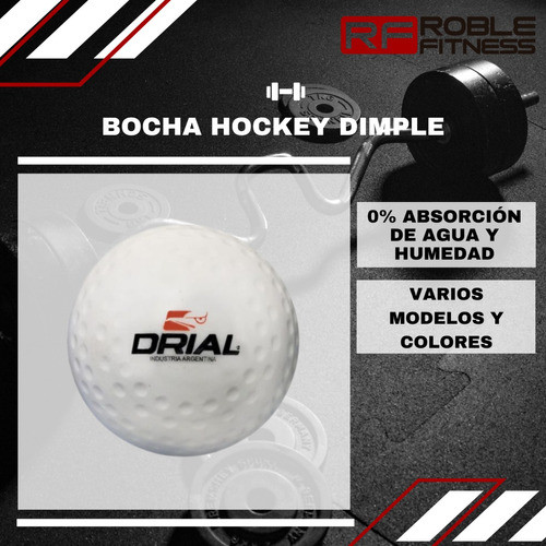 Bocha Hockey Profesional Cesped Dimple Alta Competencia 1
