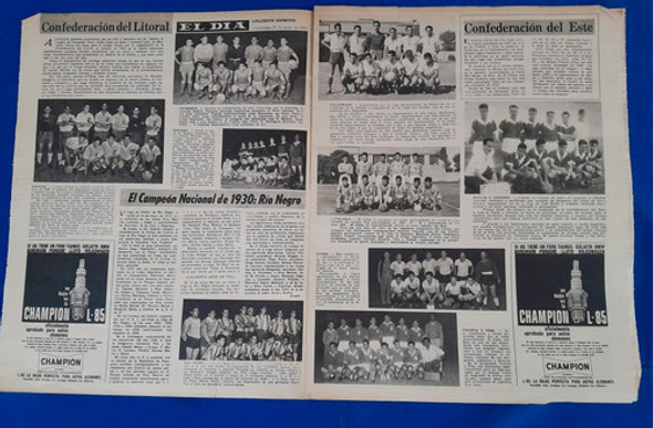 Suplemento Deportivo El Día Durazno Campeón Del Interior 1