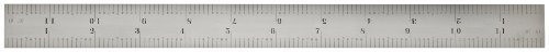 Starrett C606r12 Primavera Acero Templado Regla Con Pulgadas 1