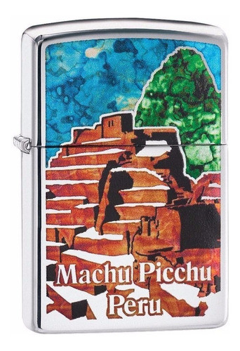 Encendedor Zippo Modelo 29496 Machu Picchu Peru Original 0