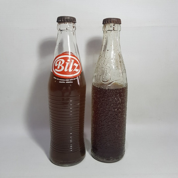 Antiguas Botellas Bilz Lote X 2 Llenas Mag 61001 0