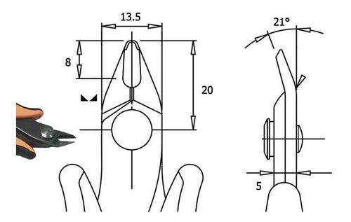 Alicate Piergiacomi Tre-03ab Corte Con Retencion 1