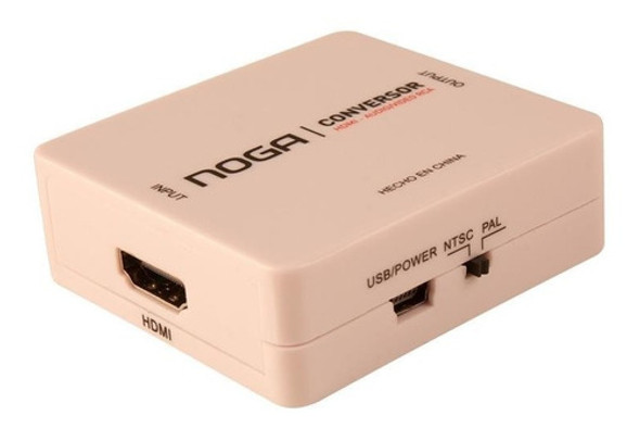 Conversor Hdmi A Rca Av Adaptador Tv Tubo Convertidor 1080 1