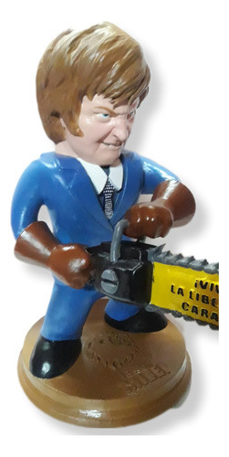 Javier Milei Motosierra 40cm Adorno Muñeco 0