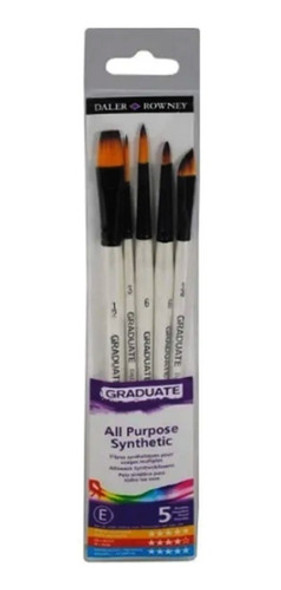 Set Pinceles Graduate Daler Rowney Classic X 5 Und 212550006 0