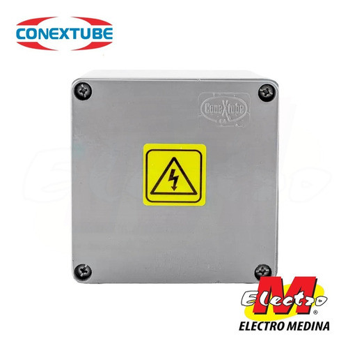 Caja Estanca Aluminio 100x100x100 Conextube Electro Medina 1