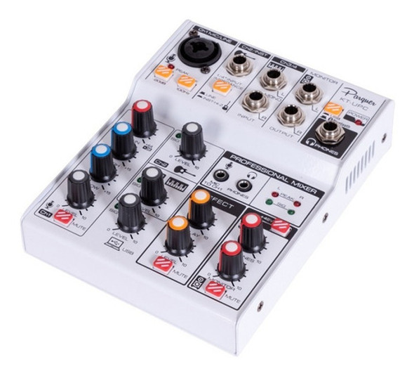 Consola Mixer + Interfaz Usb Parquer Kt-upc 3 Canales 1