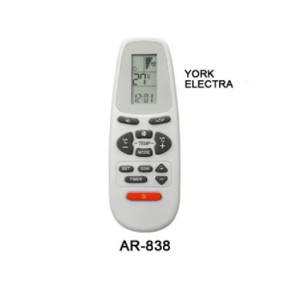 Control Remoto Aire Acondicionado York Electra Ar-838 1